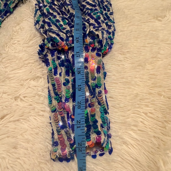 Zara Limited Edition 2019 Multicolored Sequin Mini Dress Size XS - NWT - Picture 15 of 16